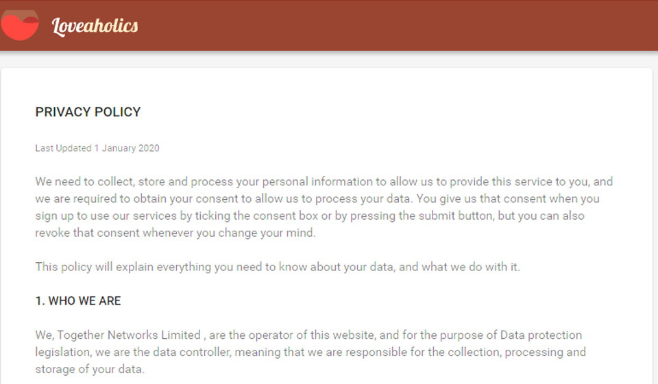 Análisis de los miembros registrados de Loveaholics
