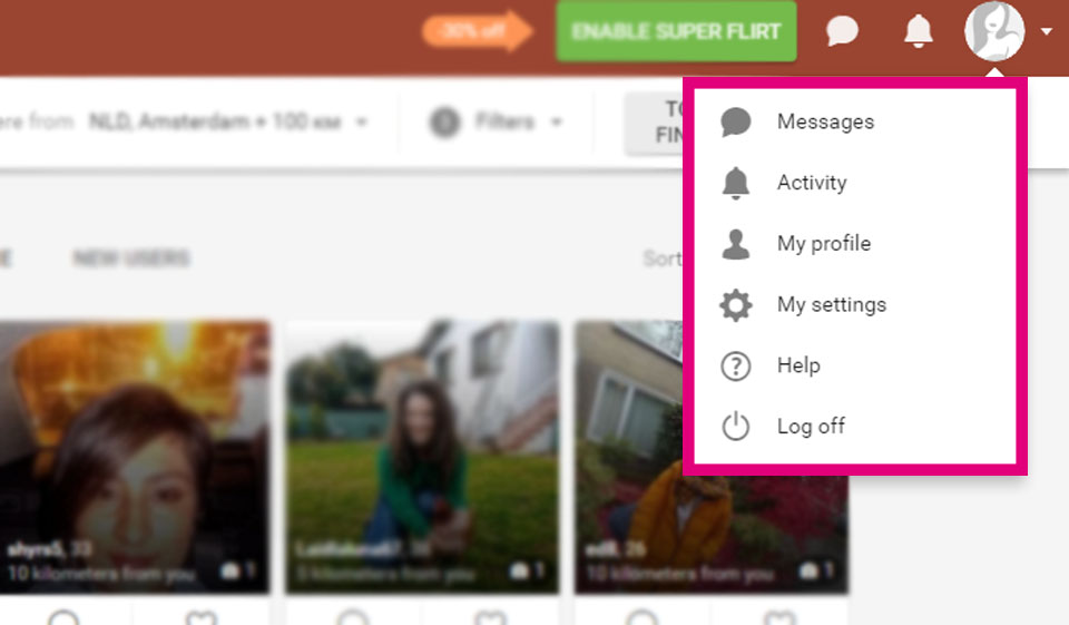 Loveaholics: How to Use the Search