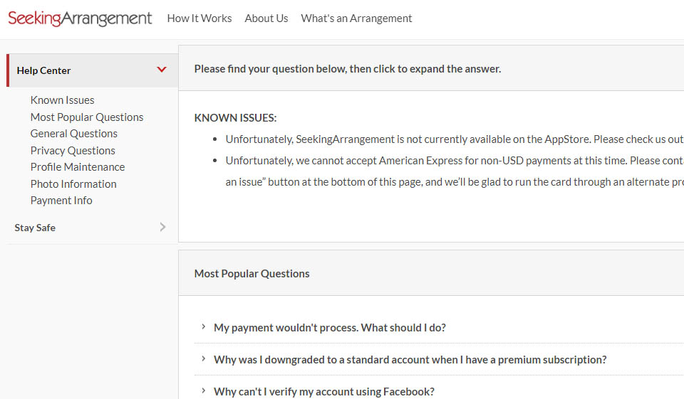 Buscando la seguridad del arreglo