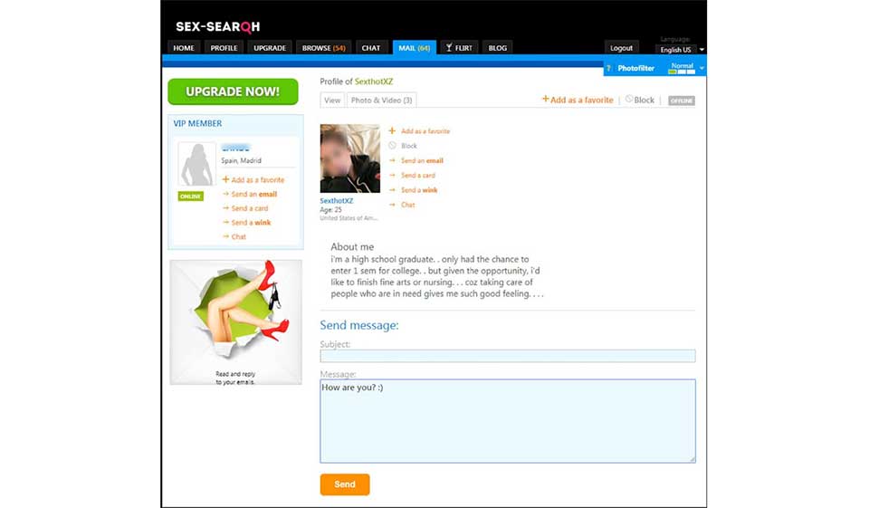 Revisión de calidad de SexSearch: ¿Una plataforma de citas llena de estafadores?