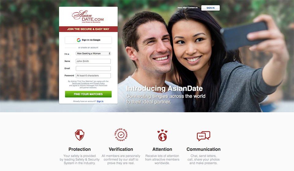 ¿Cómo funciona el sitio web AsianDate?