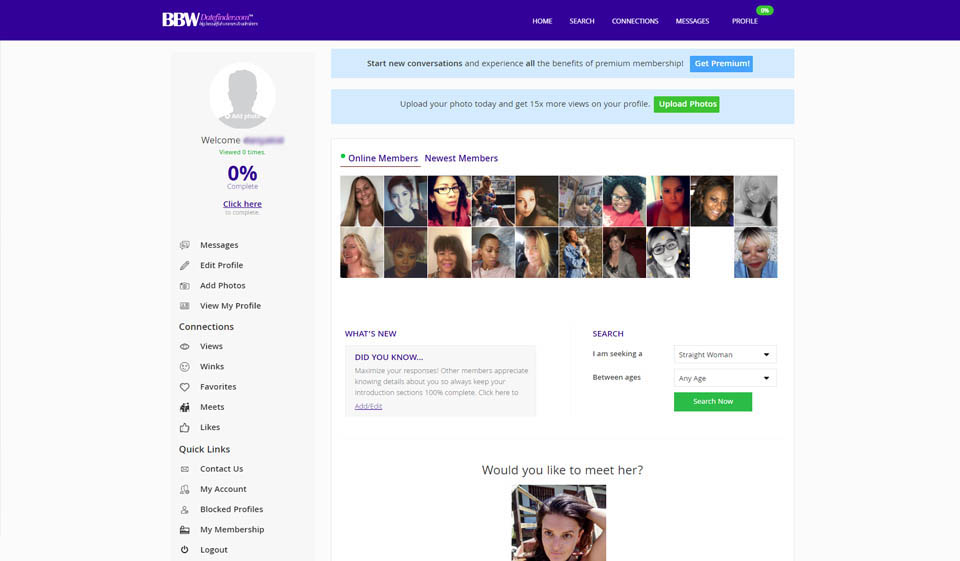 Revisión de BBWDatefinder: ¿fiar o estafa?