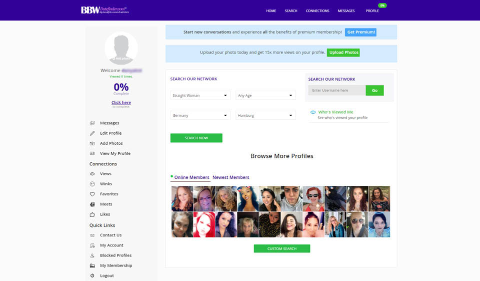 Revisión de BBWDatefinder: ¿fiar o estafa?