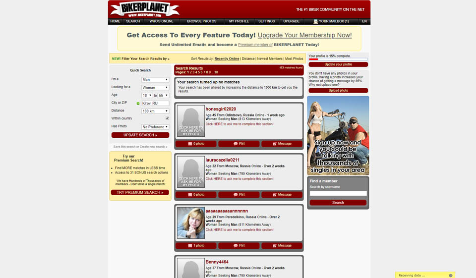 El proceso de emparejamiento y chat