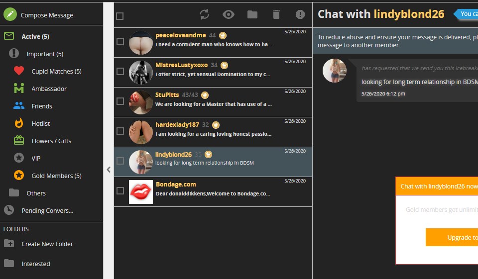 Revisión de Bondage.Com - ¿Es la plataforma un buen lugar en línea para citas de adultos?