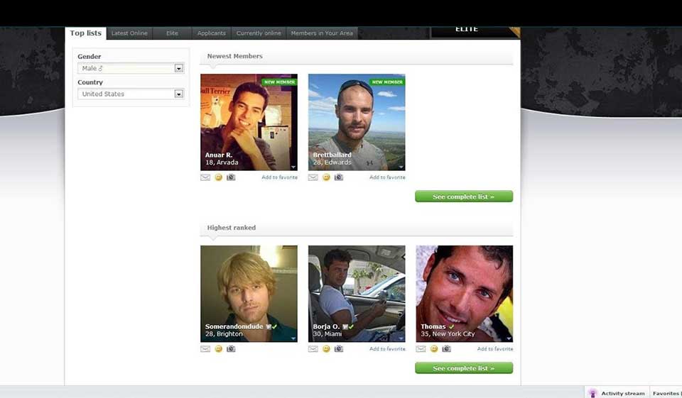 Herramientas de búsqueda en BeautifulPeople