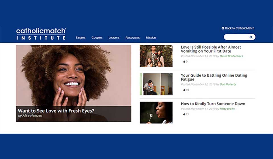 CatholicMatch Review: el sitio web más confiable para casarse con un católico