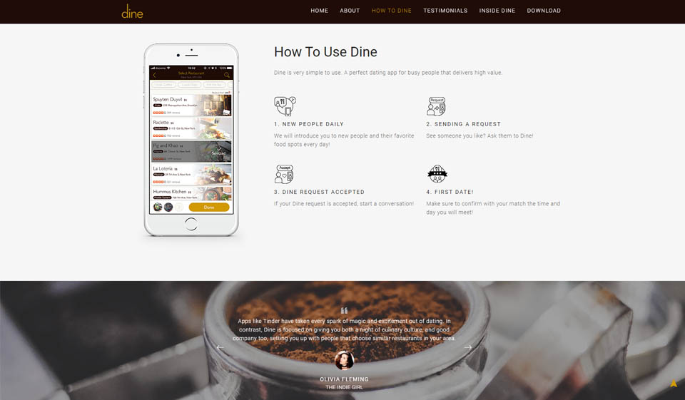 Revisión de la aplicación para citas Dine - ¿Fiel o estafa?