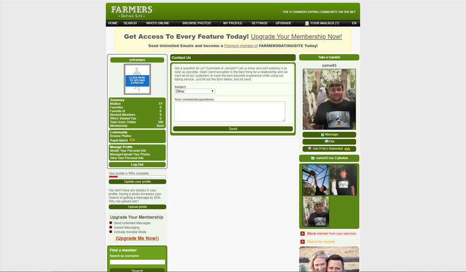 ¿Cuáles son las alternativas del sitio de citas para agricultores?