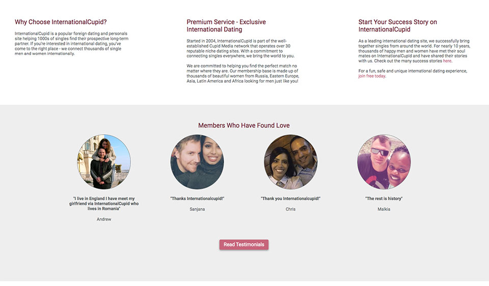 Revisión de InternationalCupid - legítima o estafa