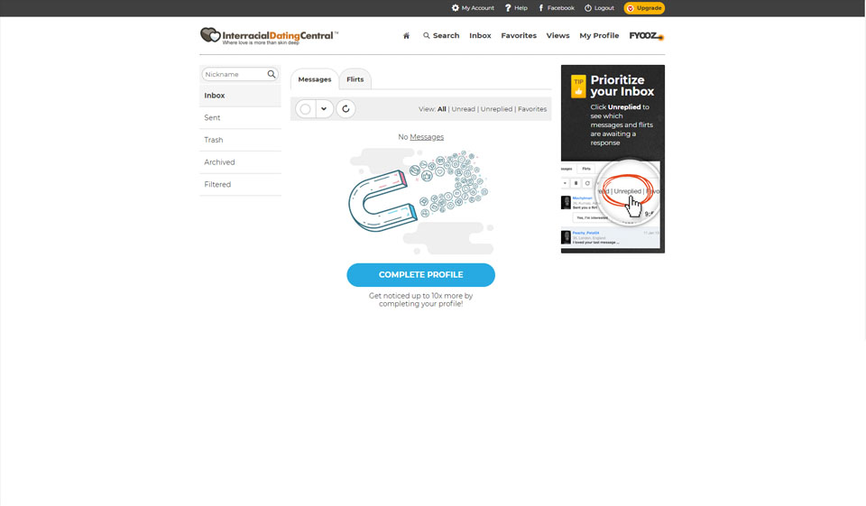 Cancelar su suscripción a Interracial Dating Central y eliminar su cuenta