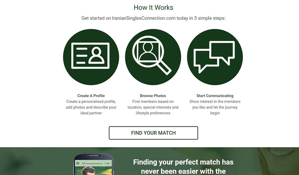Revisión de IranianSinglesConnection: Conoce tu amor iraní por las relaciones serias