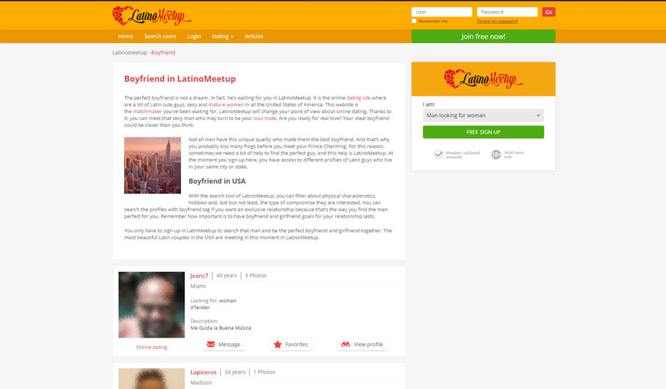 Revisión de LatinoMeetup - Averiguar si es legítimo o una estafa