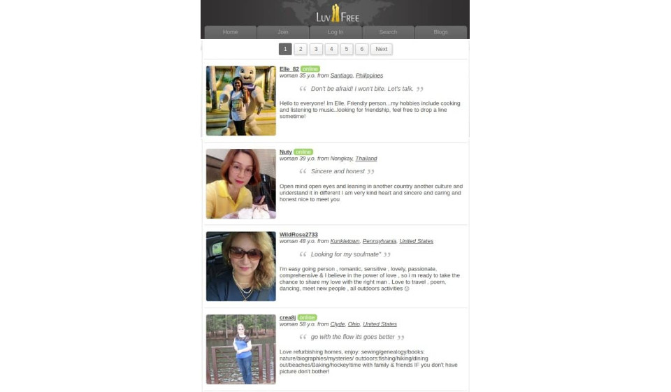 Revisión de LuvFree - ¿Fiel o estafa?