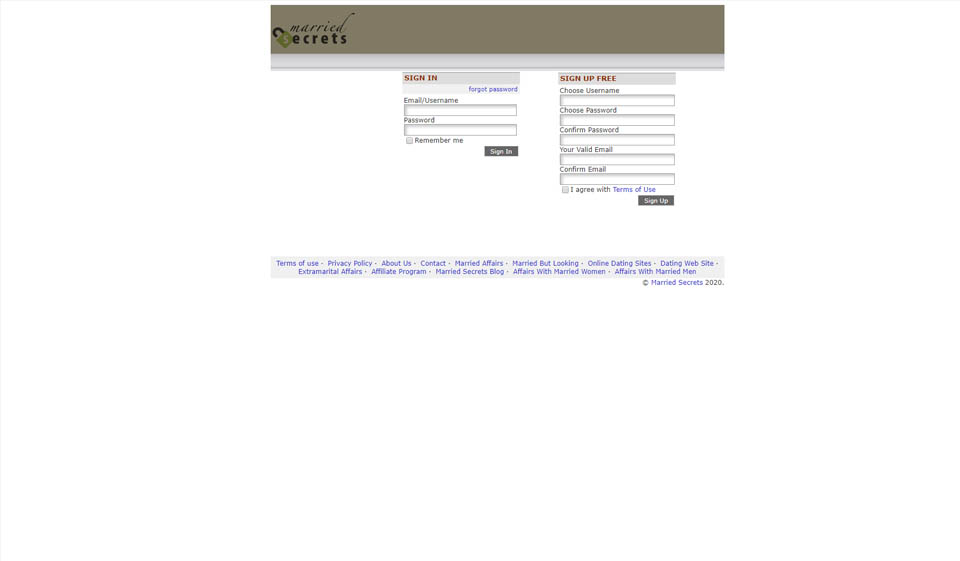 Revisión de MarriedSecret: ¿fiar o estafa?