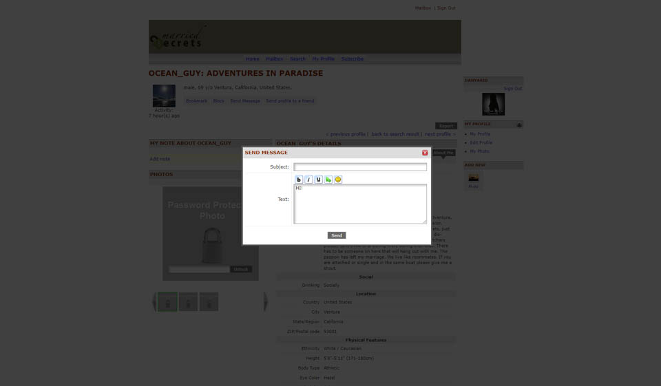 Revisión de MarriedSecret: ¿fiar o estafa?