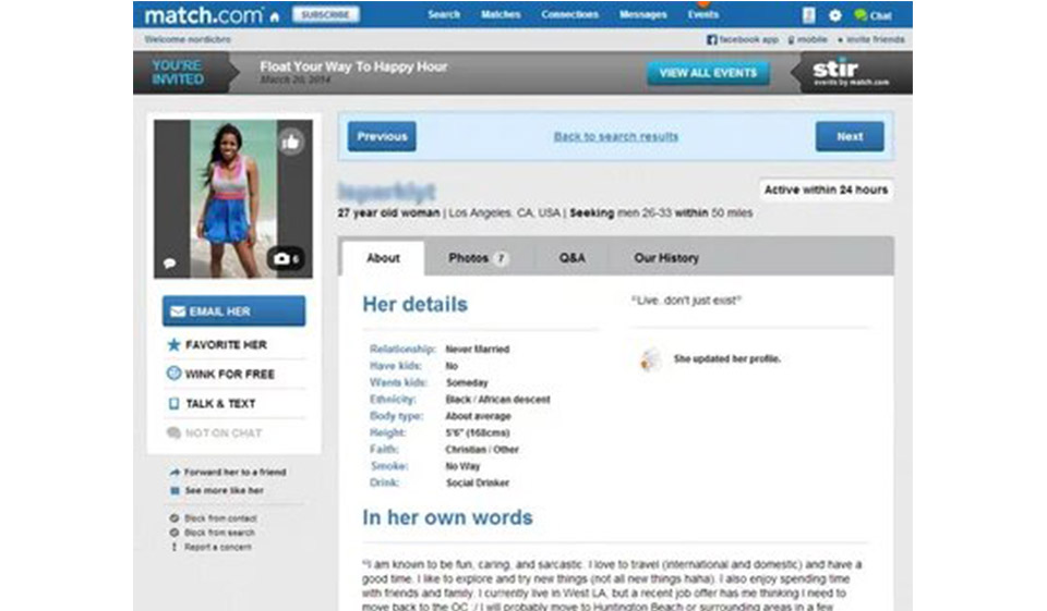 Conjunto de características especiales