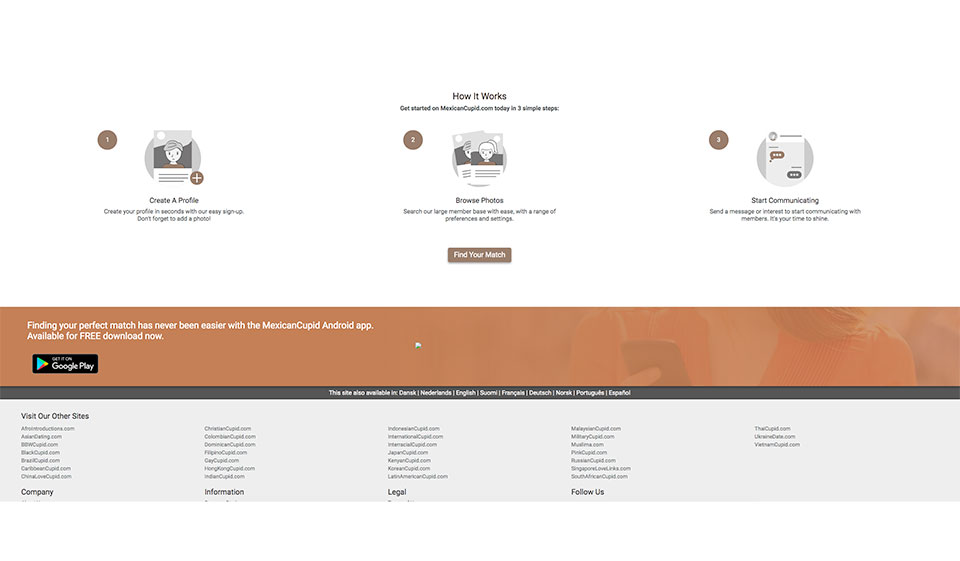 Revisión de MexicanCupid: Crea tu cuento de hadas de amor mexicano