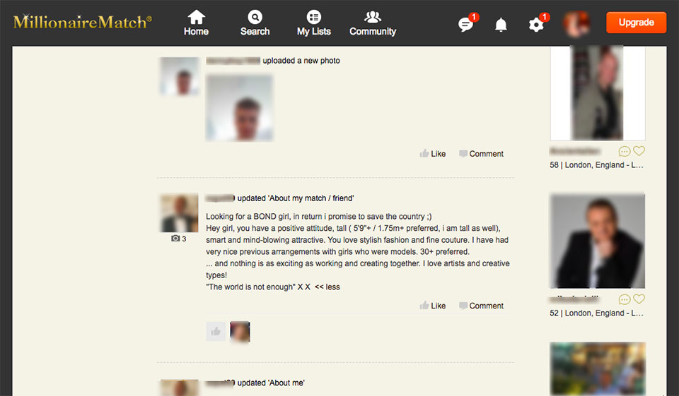 Revisión de MillionaireMatch: ¿es un lugar confiable para encontrar una combinación perfecta?