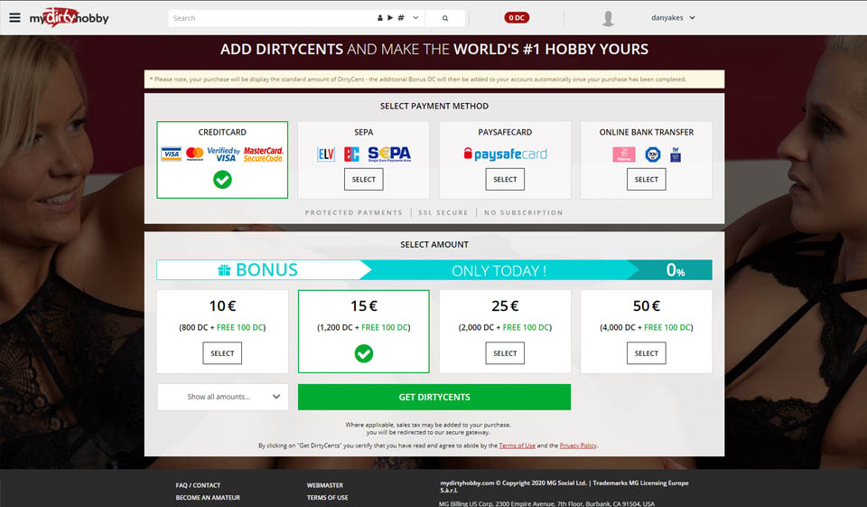 Revisión de MyDirtyHobby - ¿Es este un sitio web legítimo o fraudulento?