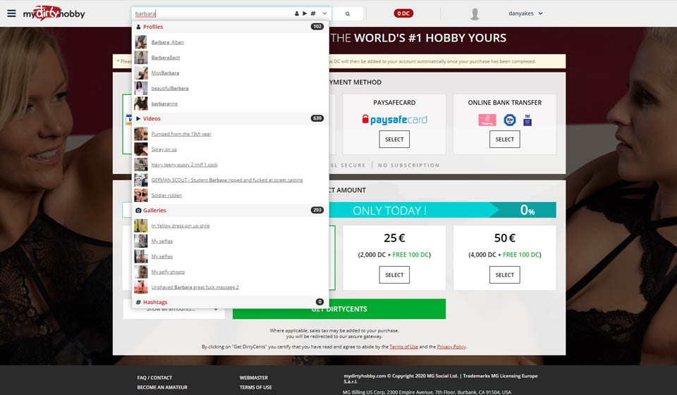 Revisión de MyDirtyHobby - ¿Es este un sitio web legítimo o fraudulento?