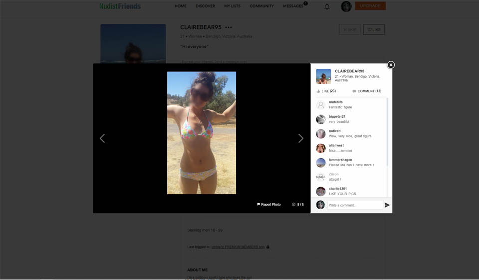 Revisión de NudistFriends - ¿Es confiable la plataforma?