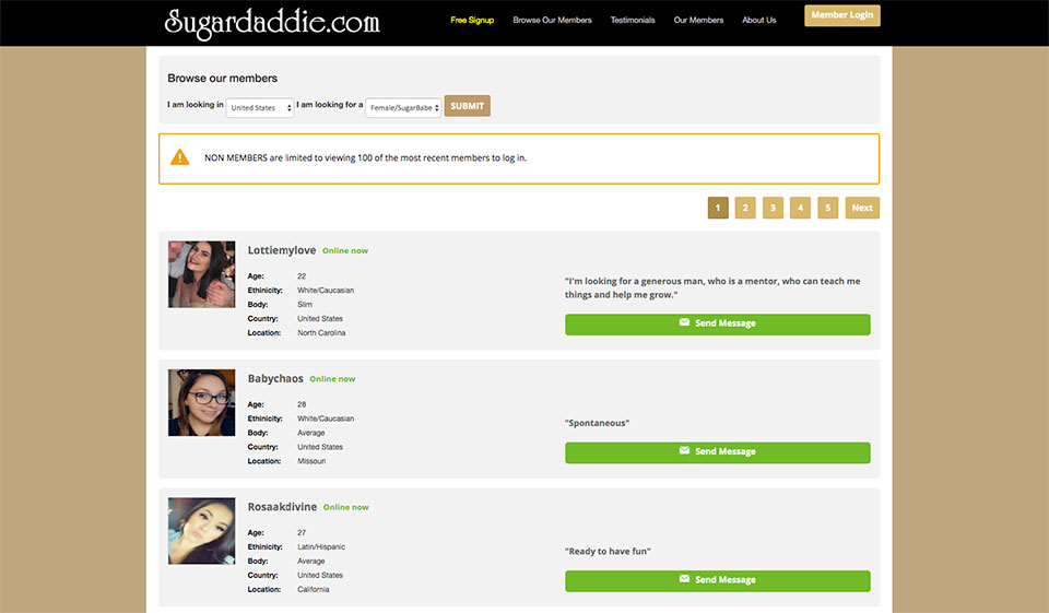 Revisión de SugarDaddie - ¿Qué tan legítimo es el sitio?
