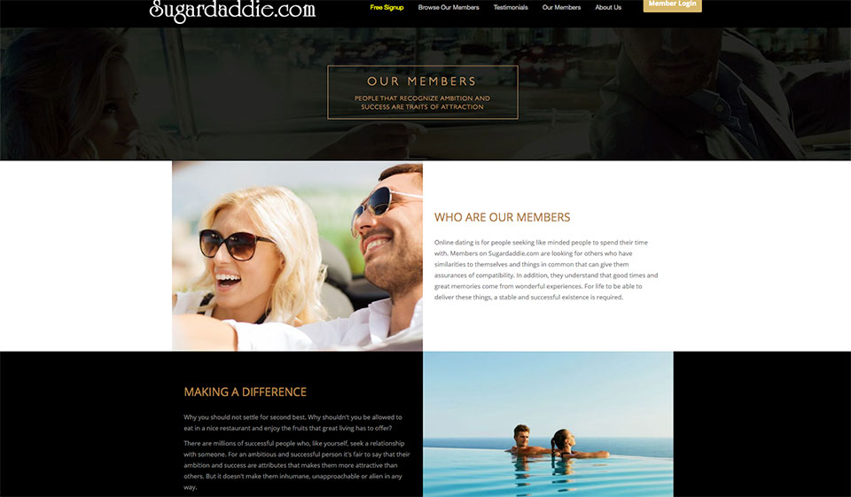 Revisión de SugarDaddie - ¿Qué tan legítimo es el sitio?