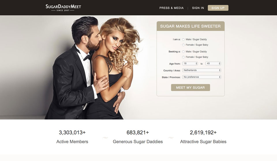 Principios principales de la función del sitio web SugarDaddyMeet