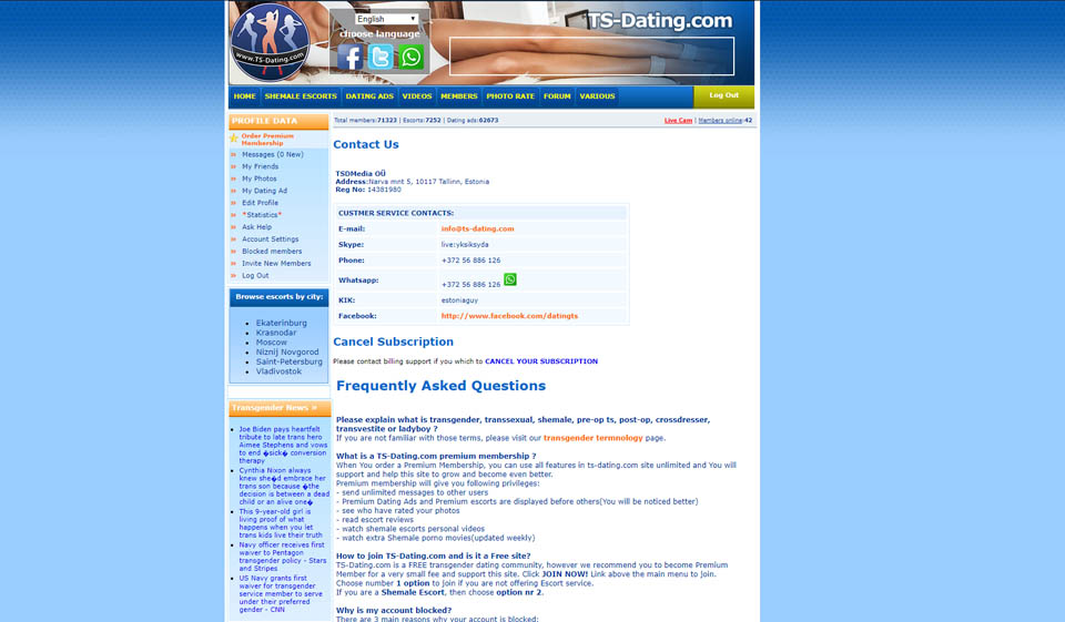 Revisión de TS-Dating - ¿Es este un sitio digno?