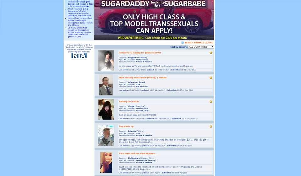 Revisión de TS-Dating - ¿Es este un sitio digno?