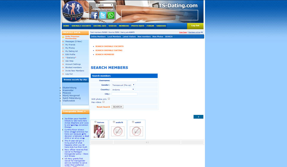 Revisión de TS-Dating - ¿Es este un sitio digno?