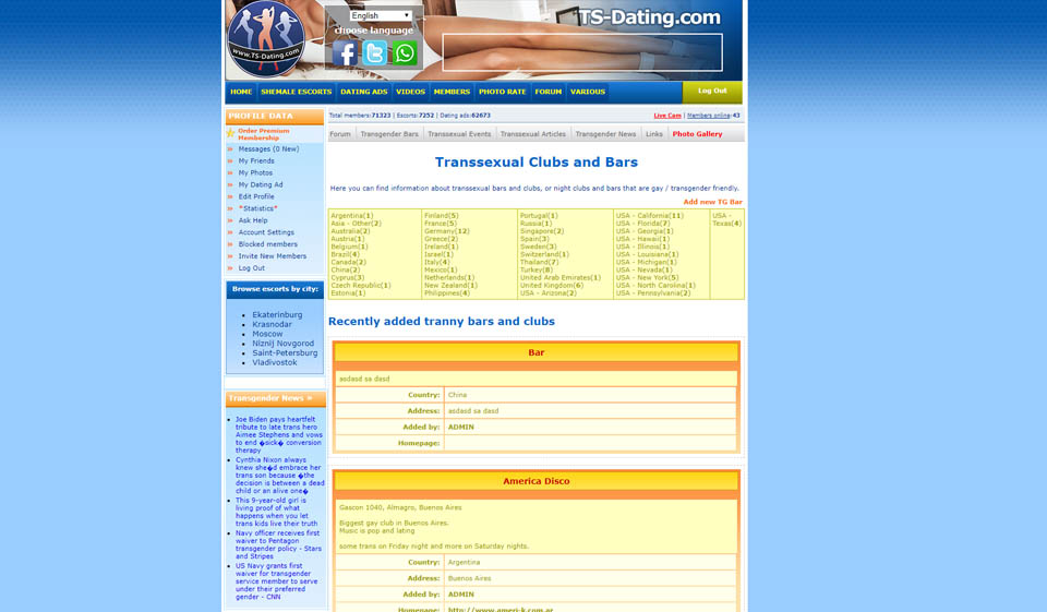 Revisión de TS-Dating - ¿Es este un sitio digno?