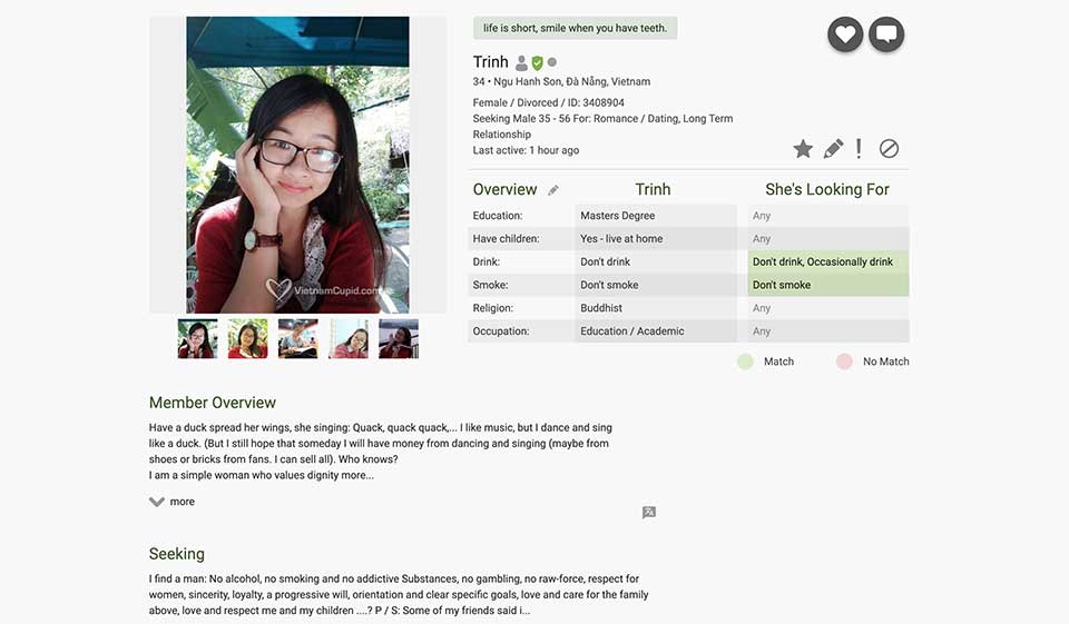 Revisión de VietnamСupid - ¿Es un servicio confiable?