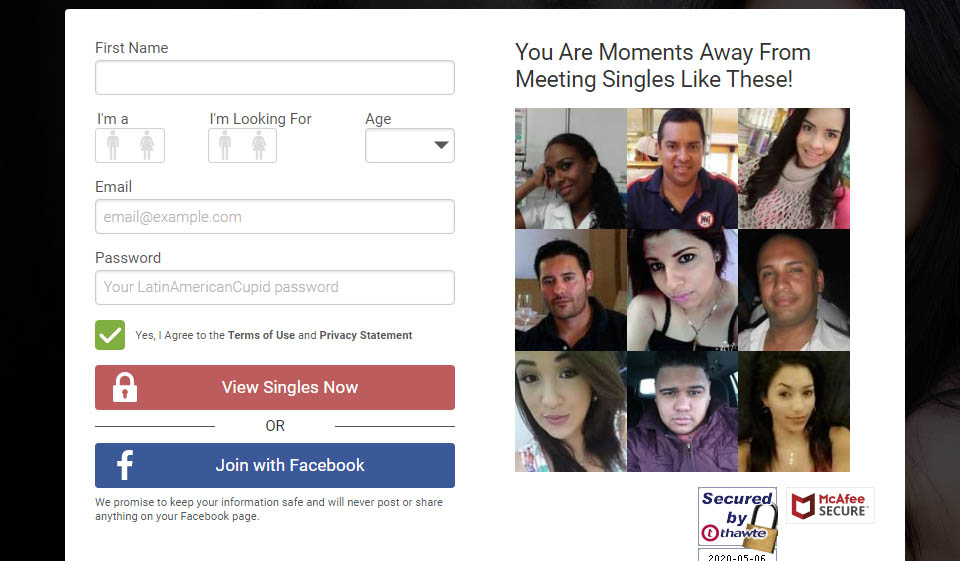 ¿Cómo funciona LatinAmericanCupid?