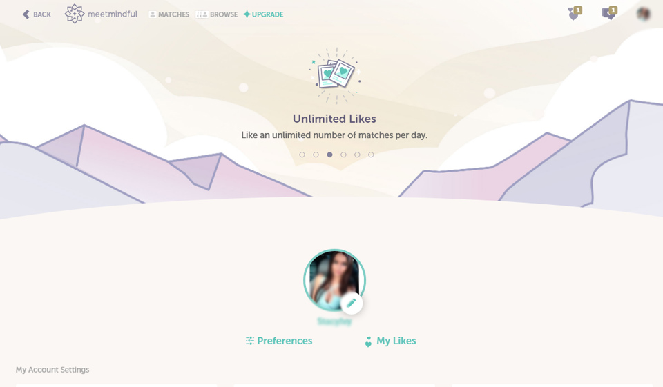 MeetMindful Facilidad de uso