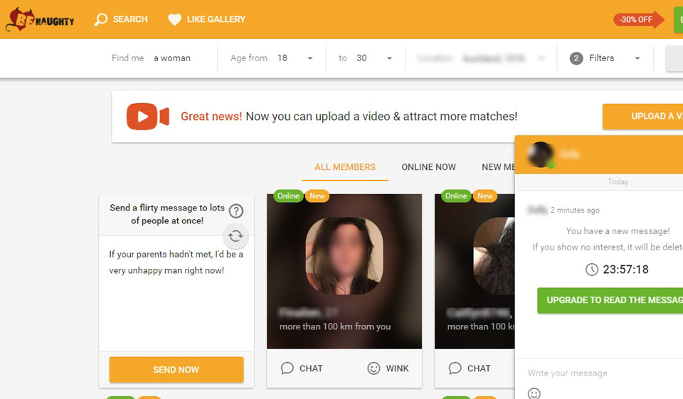 ¿Cómo actúa BeNaughty?