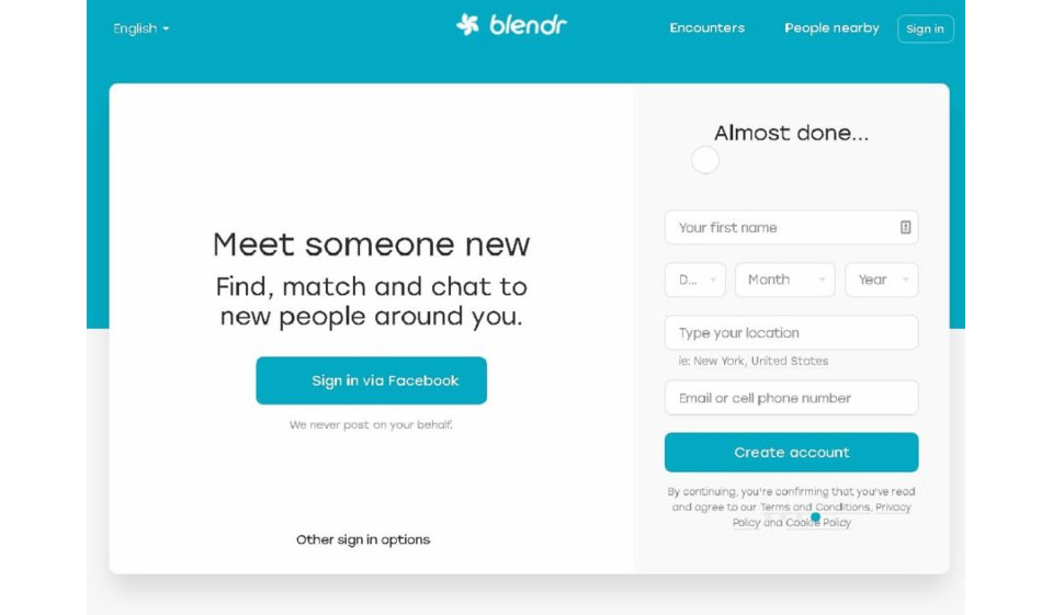 ¿Cómo funciona Blendr?