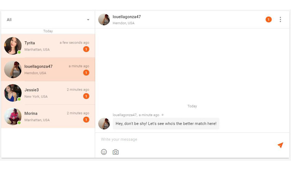 Búsqueda de amantes descarados