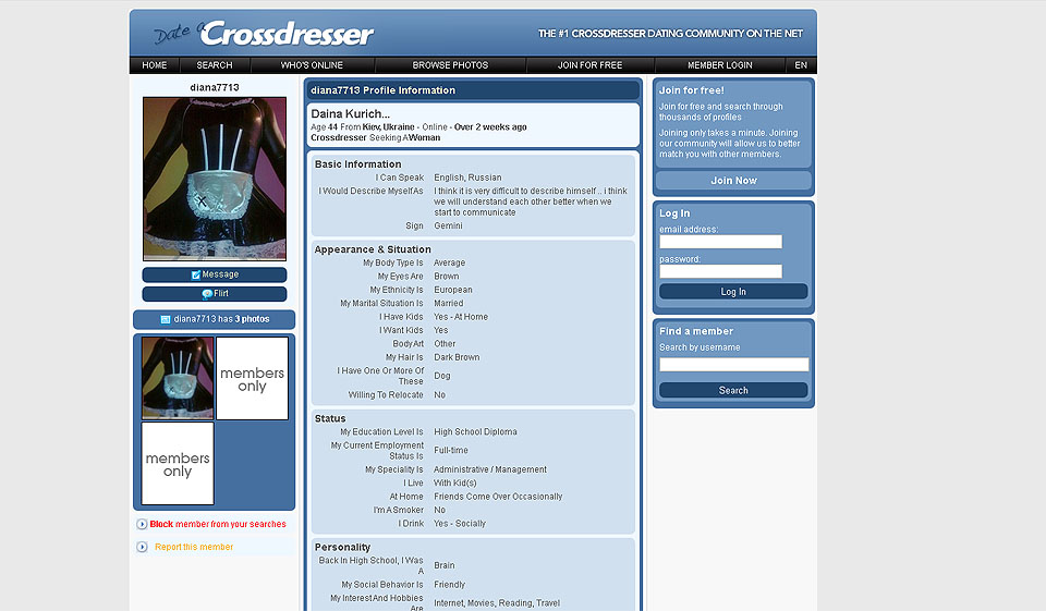 Coincidencia y charla en CrossDresser Heaven