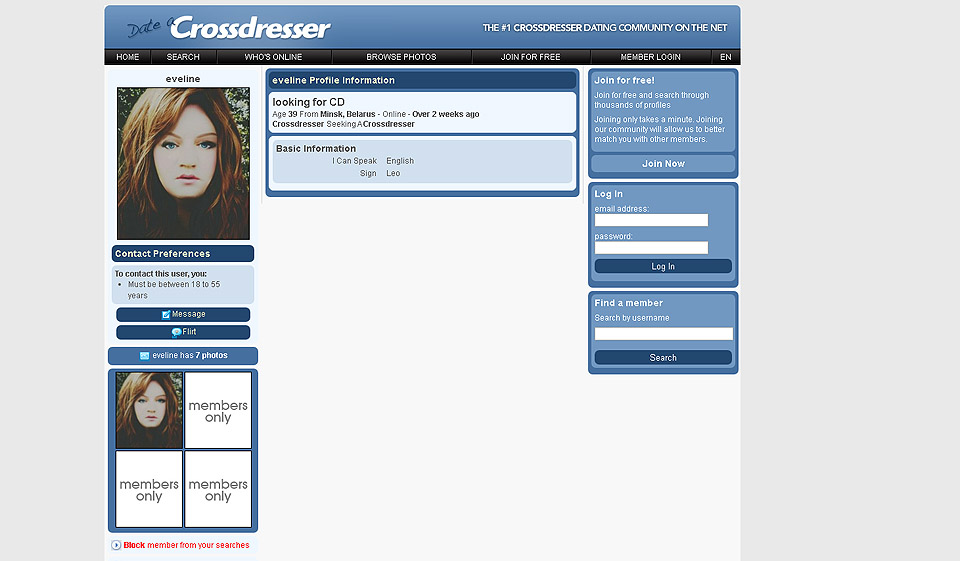 Precios de CrossDresser Heaven