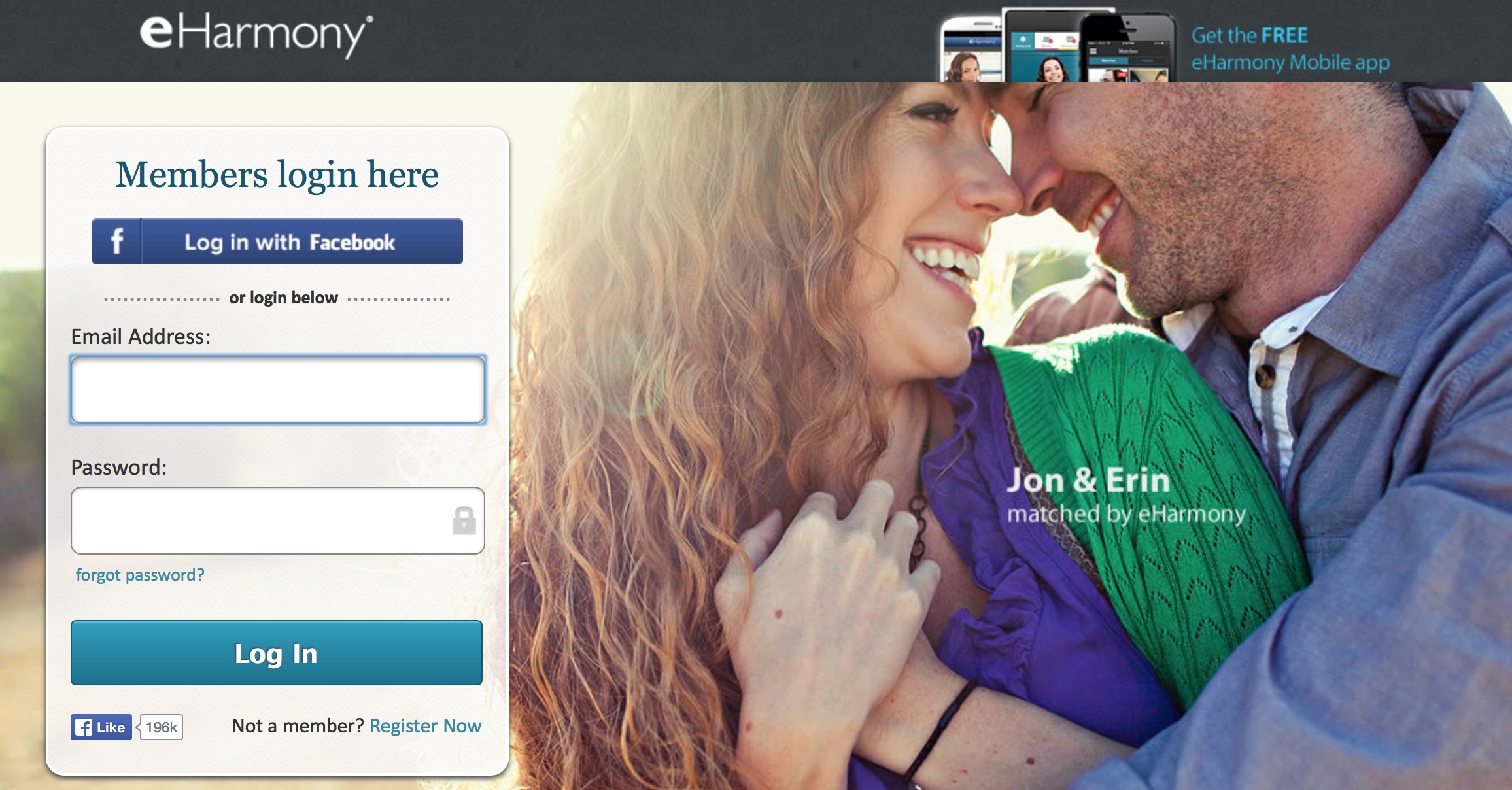 Revisión de eHarmony - ¿Servicio genuino o estafa?