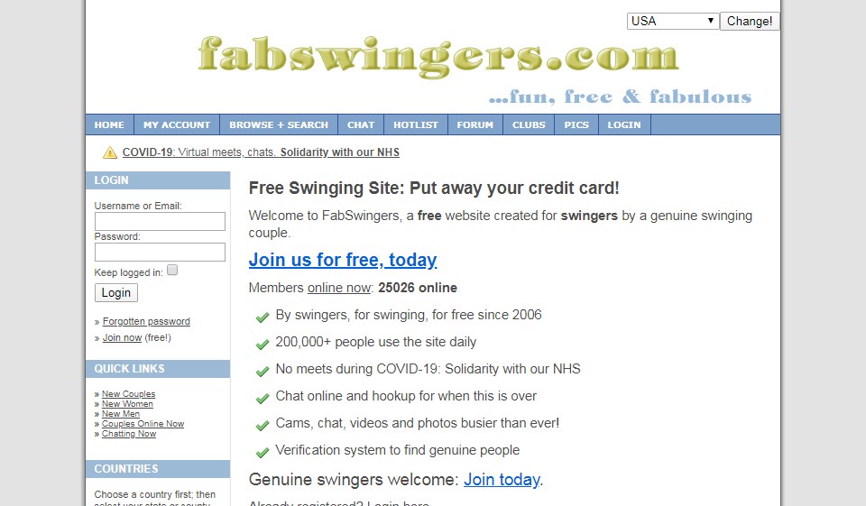 FabSwingers Opinión 2022 – ¿La Página Legitima para Encontrar Pareja o Estafa?
