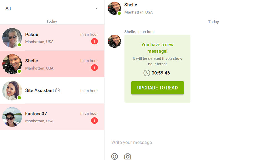Aplicación móvil QuickFlirt