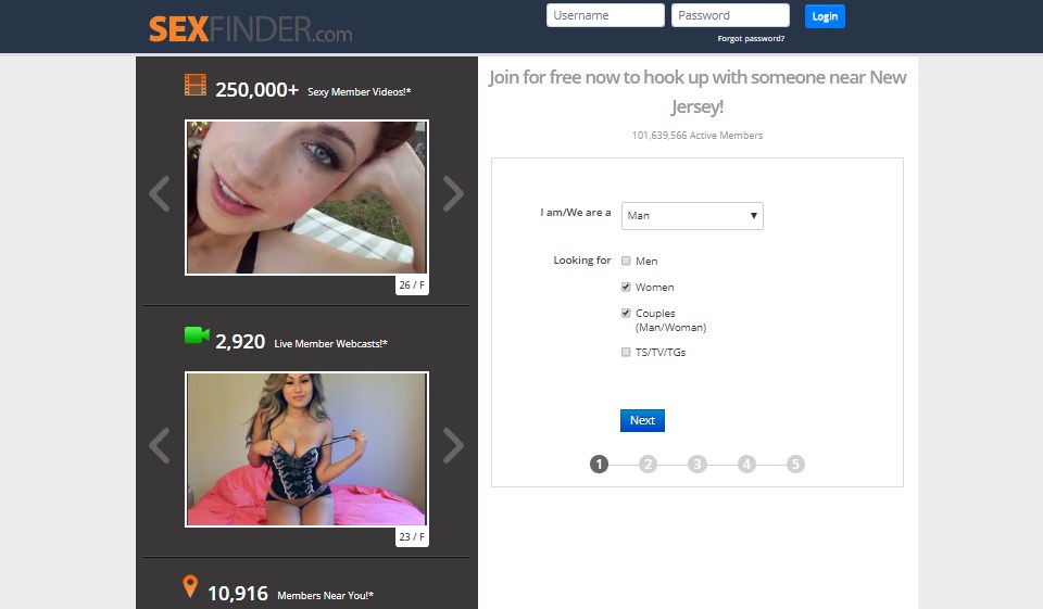 Revisión de SexFinder - Fiel o estafa