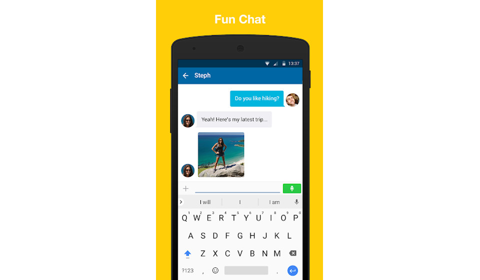 Contacto y emparejamiento de Skout