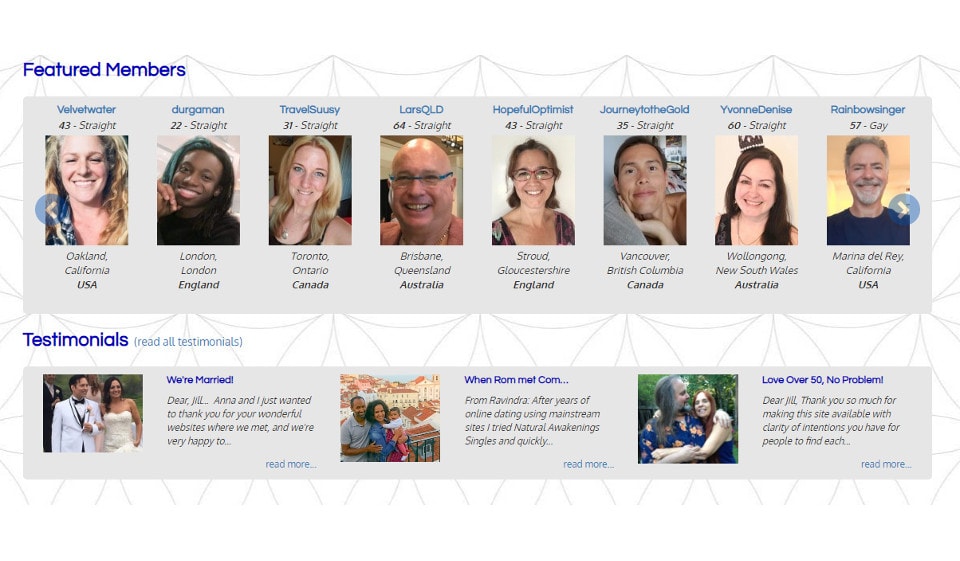 ¿Cuáles son las opciones de búsqueda de solteros espirituales?