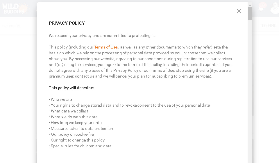 Características clave de WildBuddies