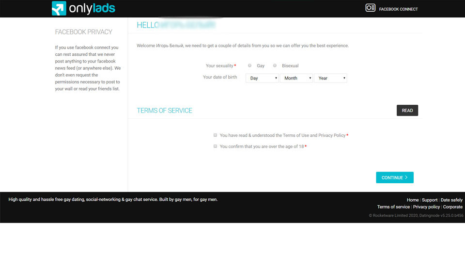 Características clave de OnlyLads