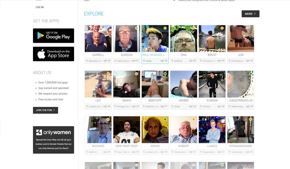 Facilidad de uso de OnlyLads